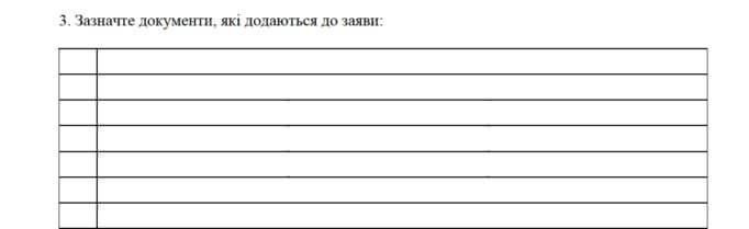 Список необходимых документов