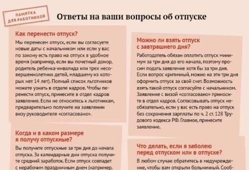 Факторы, влияющие на продолжительность оплачиваемого отпуска