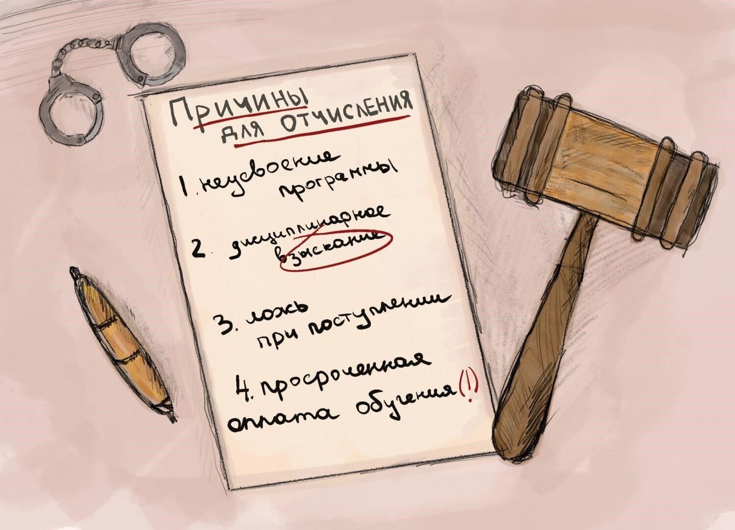 Юридические основания для отчисления из университета и права студентов