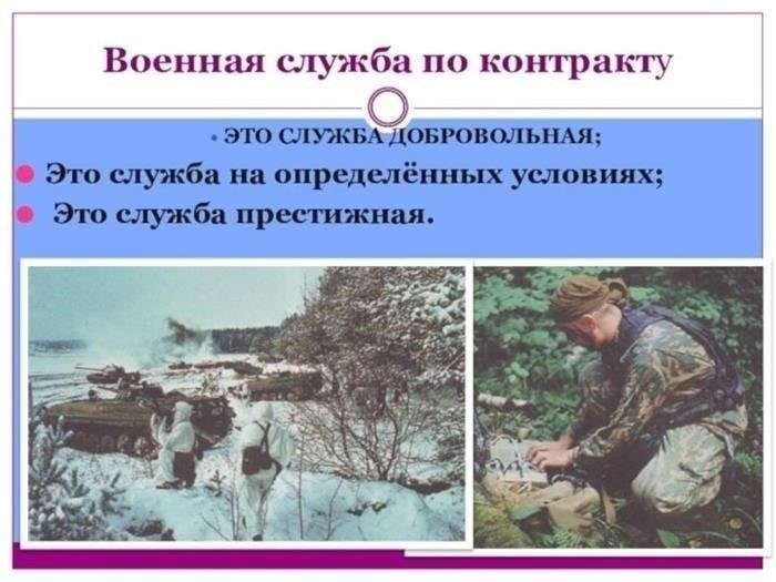 Понимание обязанностей военной службы