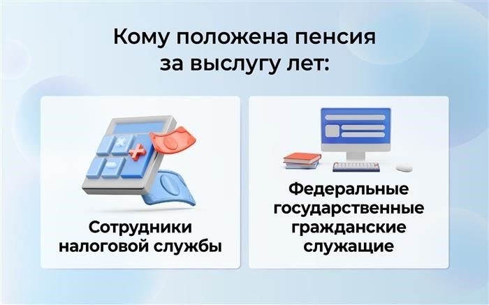Особенности пенсии за выслугу лет