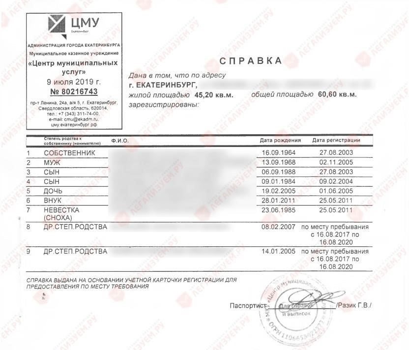 Понимание роли справки с места жительства при трудоустройстве