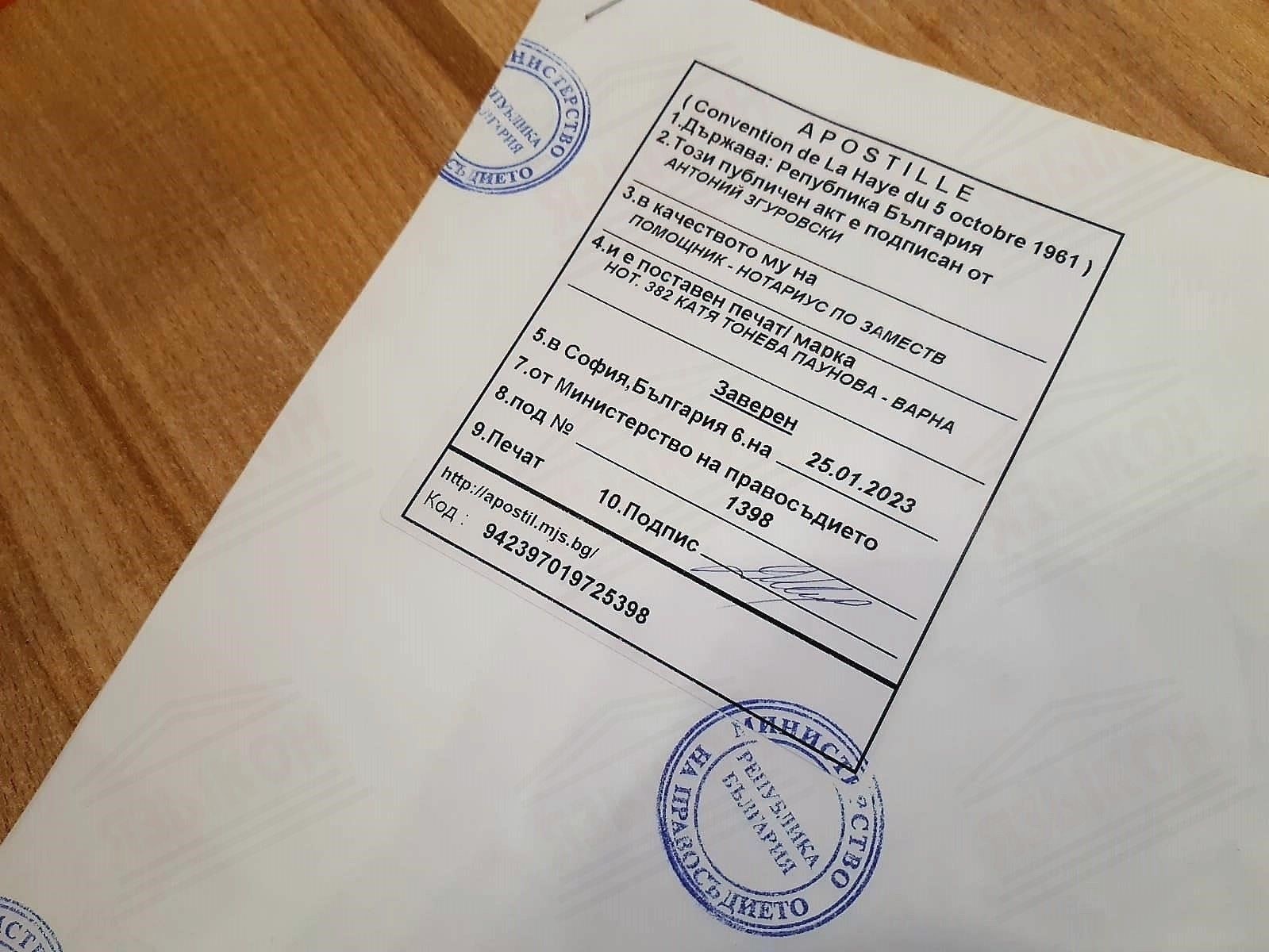 Процесс апостилирования документов о согласии родителей