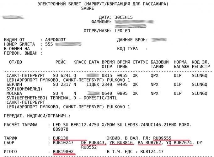 Можно ли получить возмещение сборов после изменения или отмены авиабилетов?